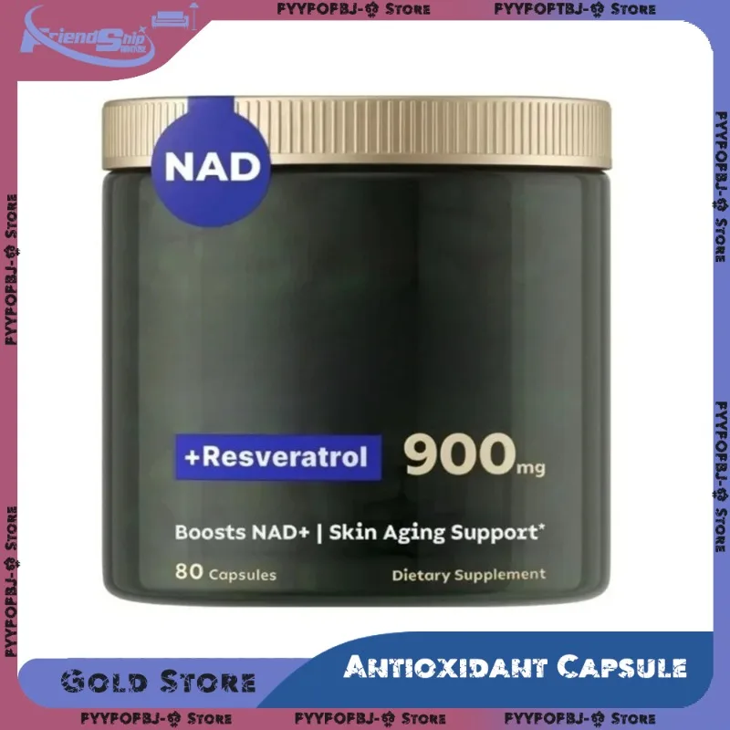 

NAD+ Quercetin Capsules Antioxidant Support Daily Wellness Natural Polyphenol Supplement