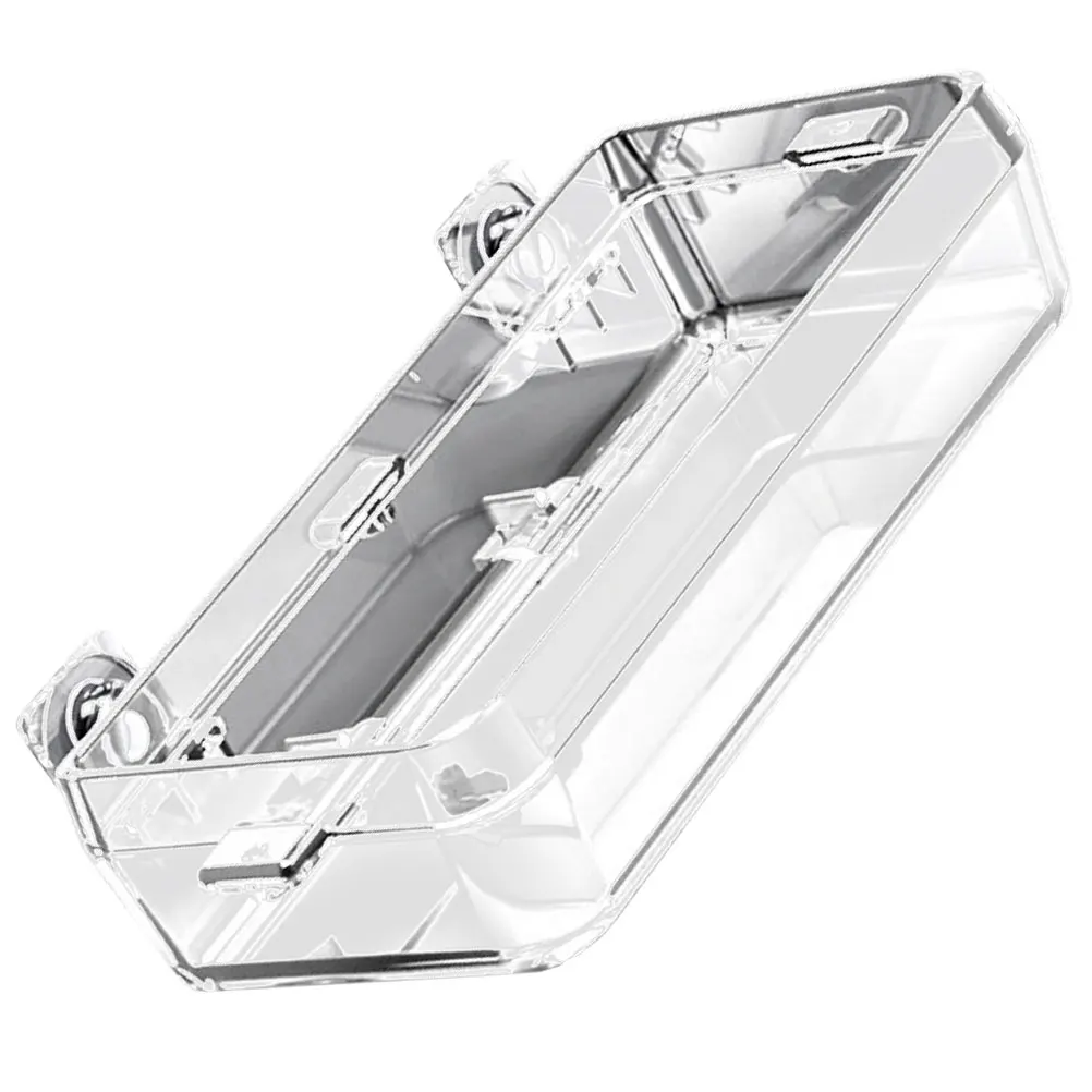 

Anti Escaping Reptile Feeder Transparent Food Water Bowl Suction Cup Design Durable ABS Plastic Lizard Gecko Pet Accessories