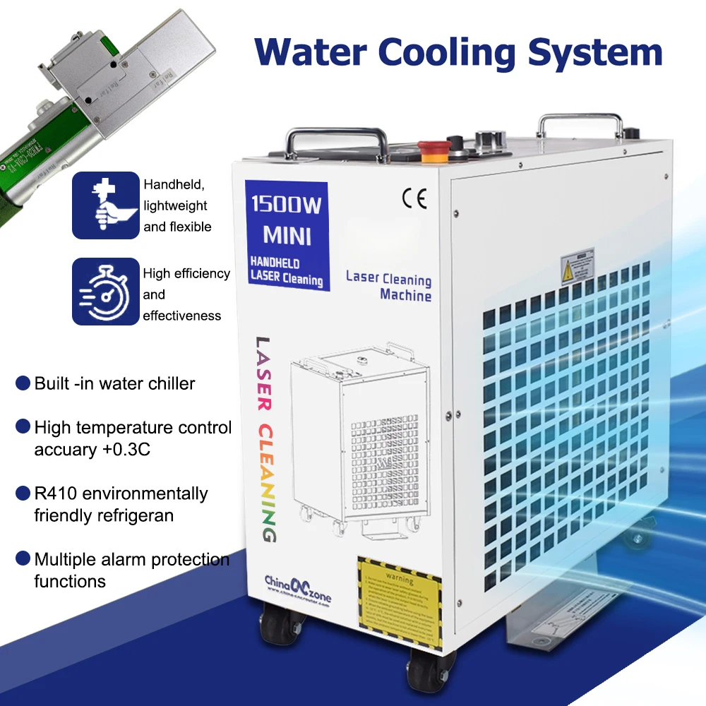 2000W Laser Cleaning Machine Rust Removal Cleaning Oil Paint Cleaning Width 300MM for Metal Rust Removing 1500W Laser Cleaner