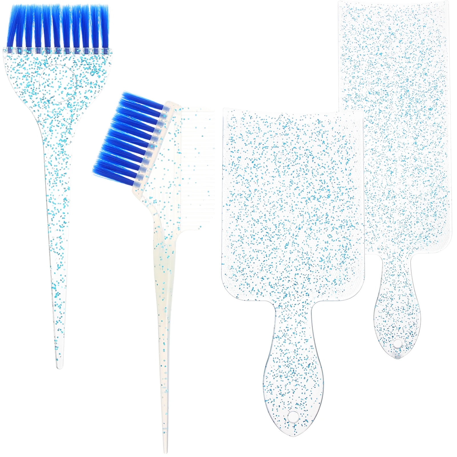 

1 set 1 Set Hair Dyeing Board Foil Highlighting Paddle Comb Color Brush Tool For Salon Home Dyeing Styling Supply Kit