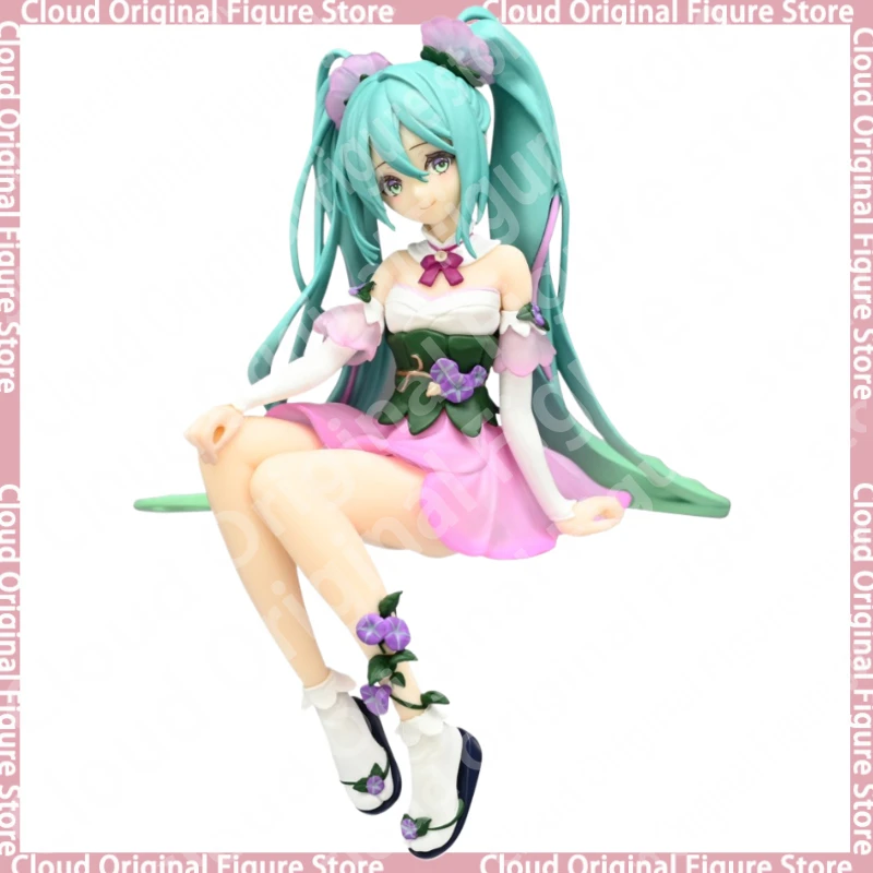 在庫オリジナルフリュー麺ストッパー-vocaloid-初音ミク花の妖精-pvc-アクションフィギュアモデル人形玩具装飾趣味