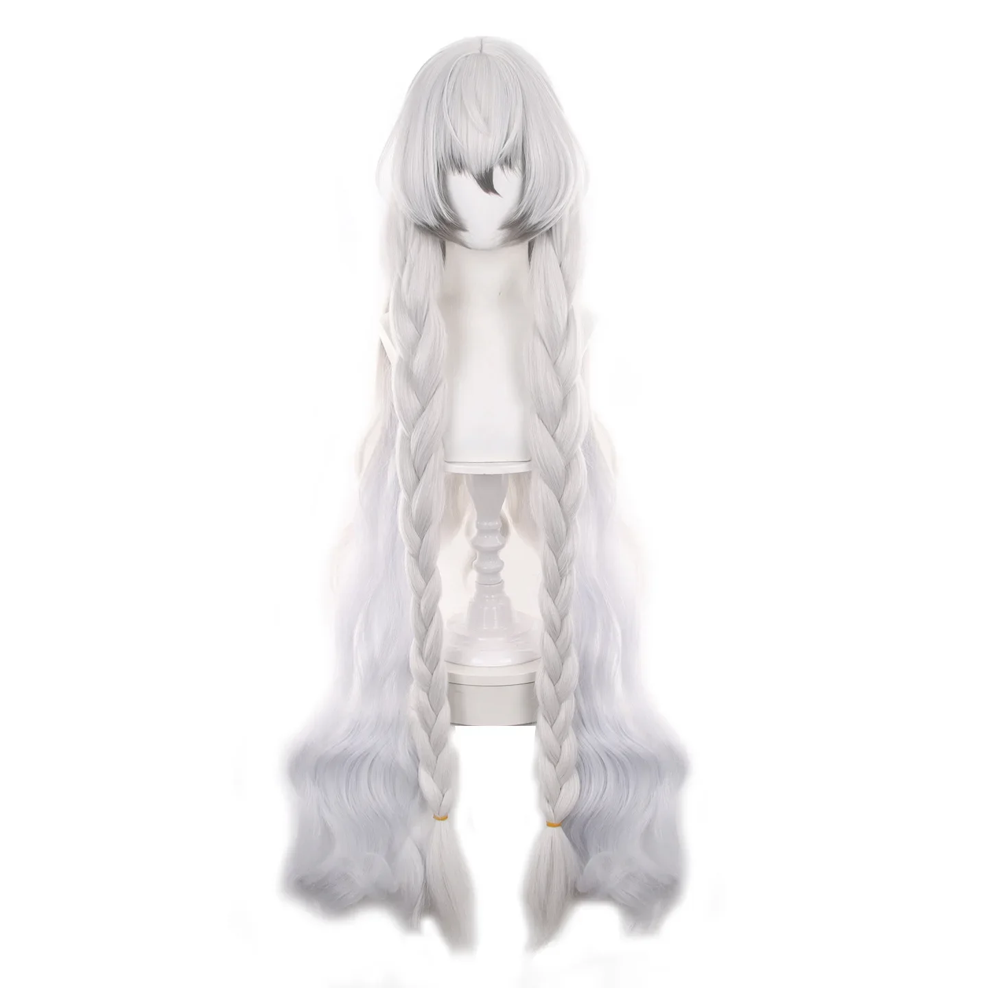 Game Arknights Pramanix the Prerita Cosplay Wig Enya Silverash White Long Hair For Hallowmas Party Adult Women Men Role Play