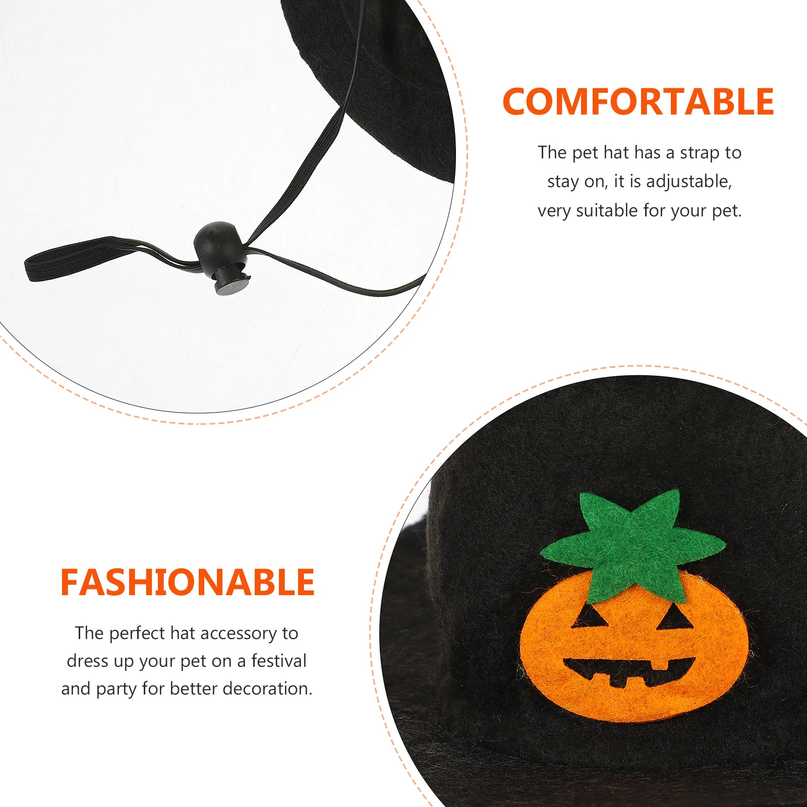 

Pumpkin Hat Dog Funny Decorations for Dogs Pet Headwear Cute Kitten Puppy Dress-up Accessories Cloth Cat Hats