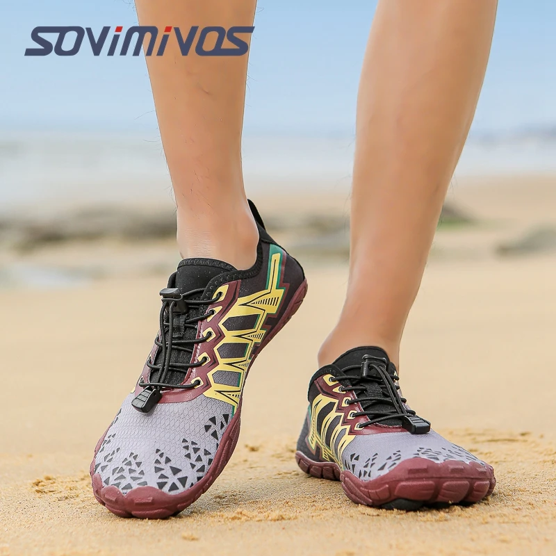 

Обувь для прогулок, мужские кроссовки для воды, пляжная быстросохнущая обувь для плавания, уличная обувь для прогулок, дышащие сандалии для босиком