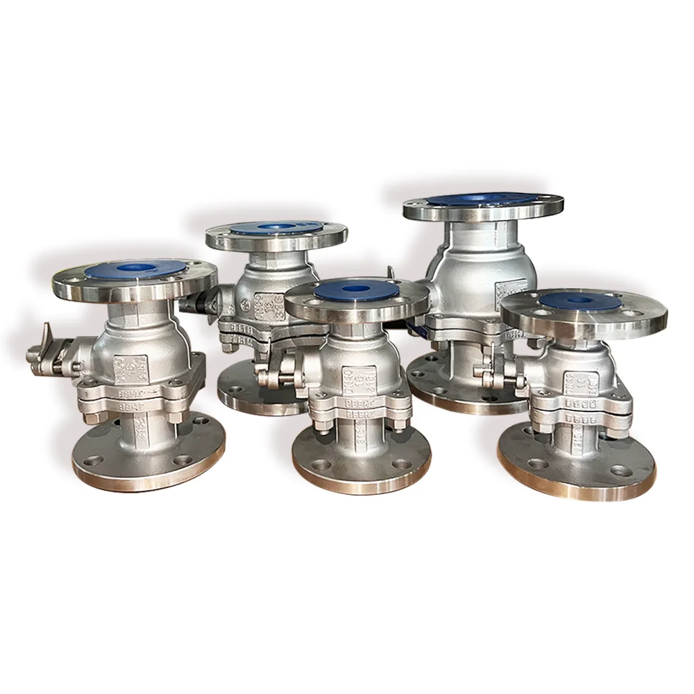 316 Stainless Steel Manual Flange Ball Valve Q41F-16P OEM High Temperature CE Certified KXC Brand