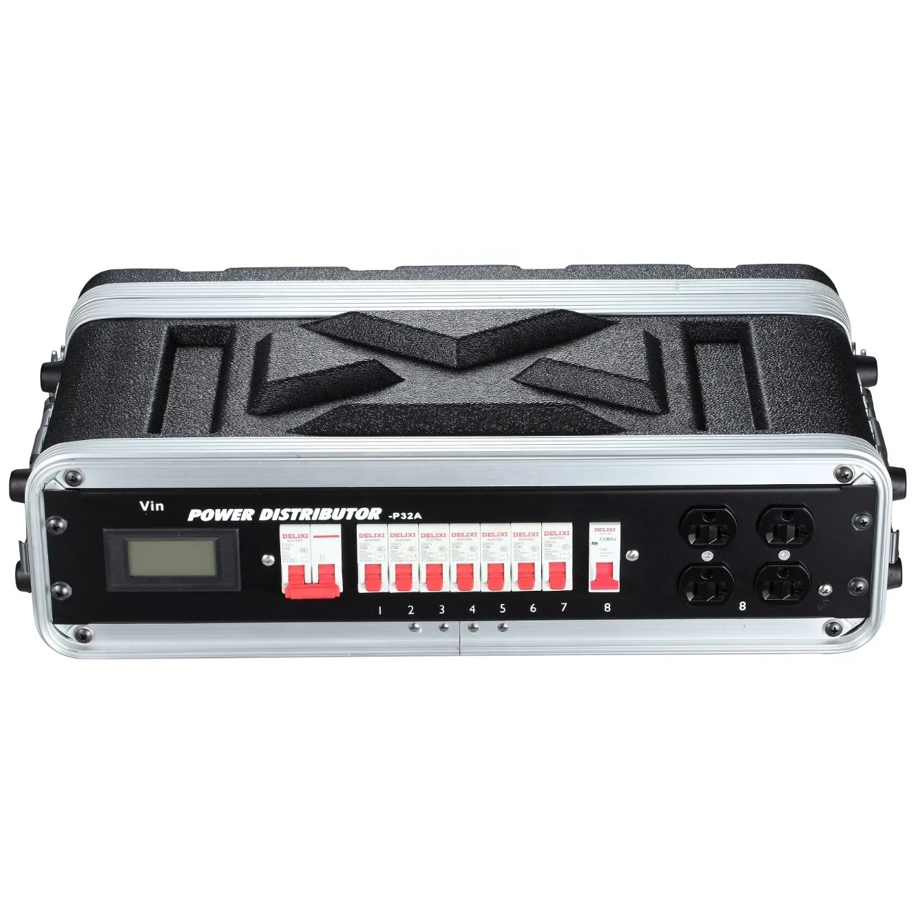 Stage Power  Box 2U 32A Input Edison Power Supply Professinal Audio or Stage Power Distribution Equiment