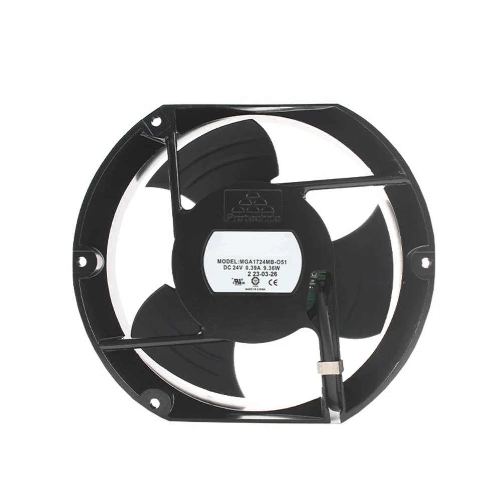

Cooling Fan MGA1724MB-O51 24V 0.39A 9.36W 280ORPM 17251 172x150x51mm