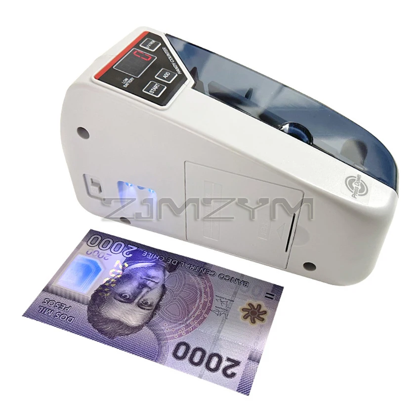 Mini Money Currency Counting Machine Bill Cash Banknote Counter 600 sheets/minute Portable Currency Cash Money Counting Machine