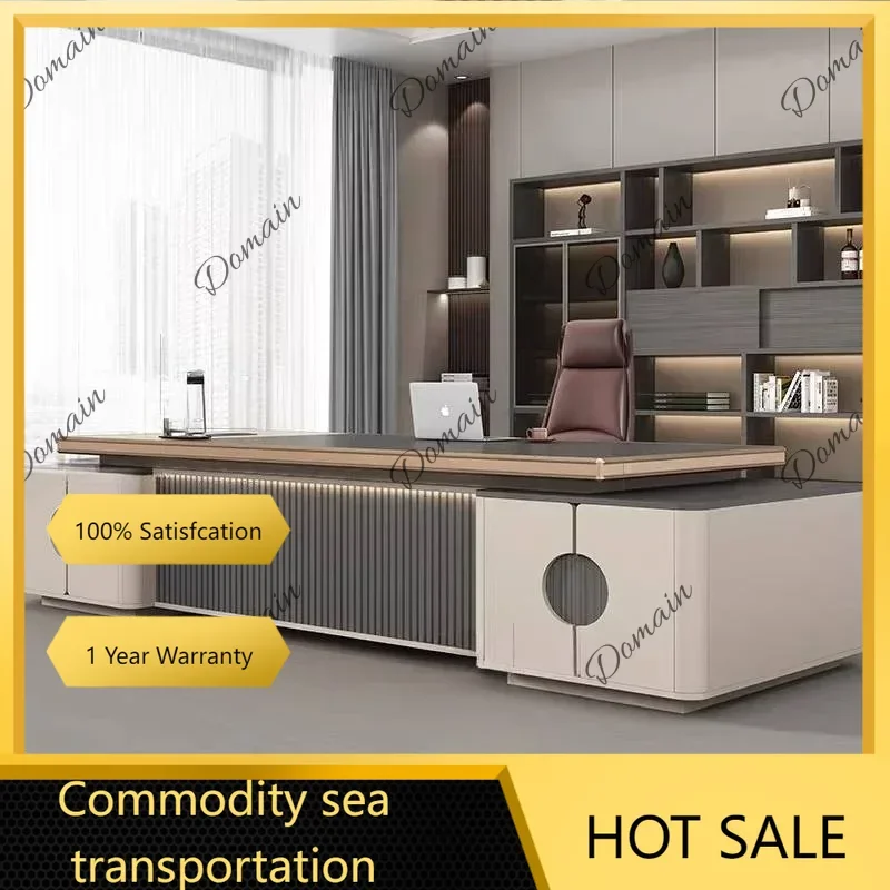 Aw Signs Integrated Office Desk Motivational Wood Craft Table Office Desk Executive Workstation Escrivaninha Para Quarto Furnitu