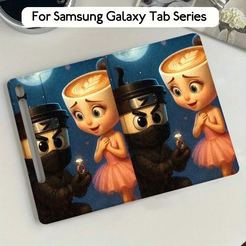 

Cartoon cute pattern Tablet Case For Samsung Galaxy Tab S7 S8 S9 S10 FE Plus Lite 11 12.4 13.1 Inch