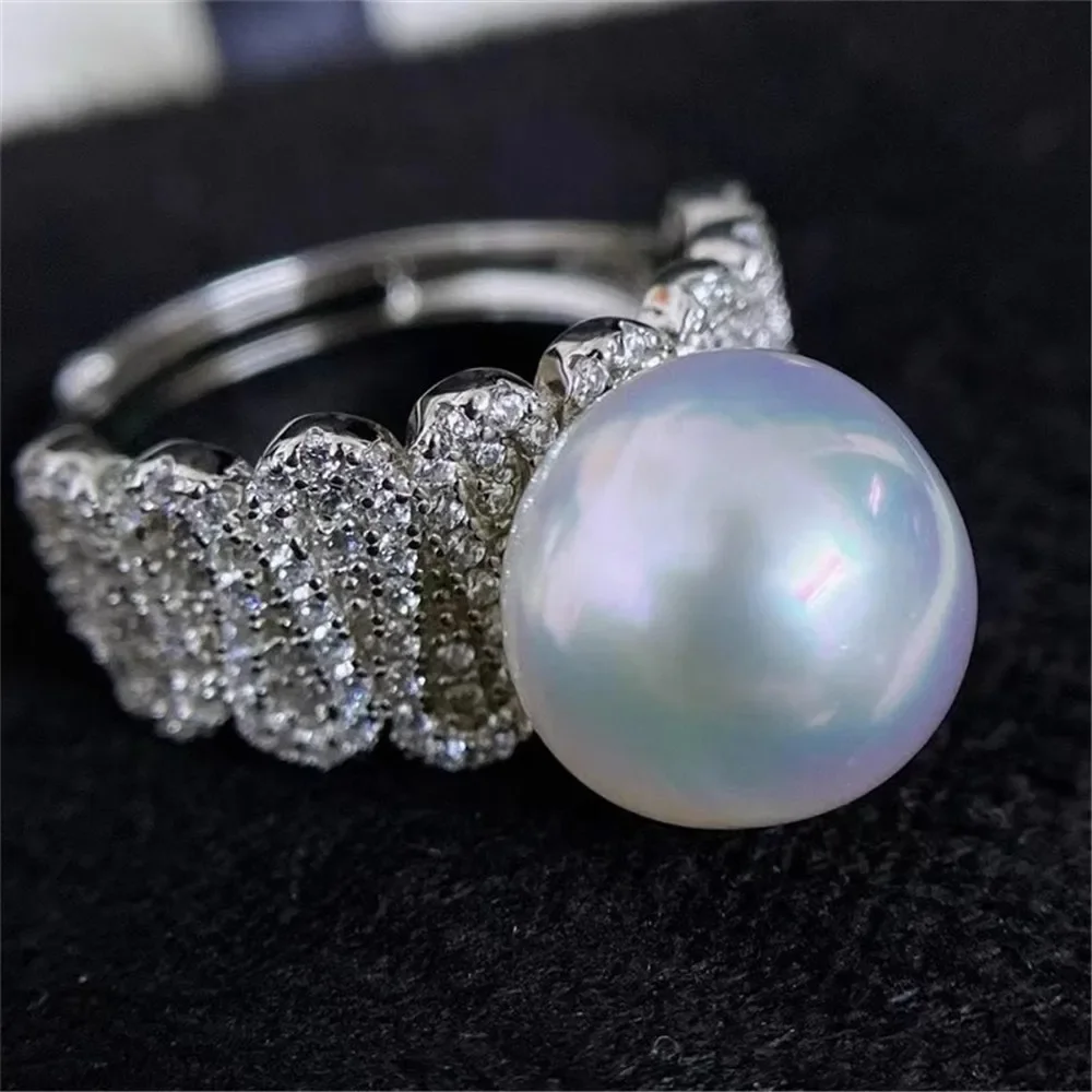 

Жемчужные аксессуары «сделай сам», золотой и медный пакет 18 карат, толстое позолоченное тяжелое промышленное роскошное инкрустированное цирконием, роскошное кольцо