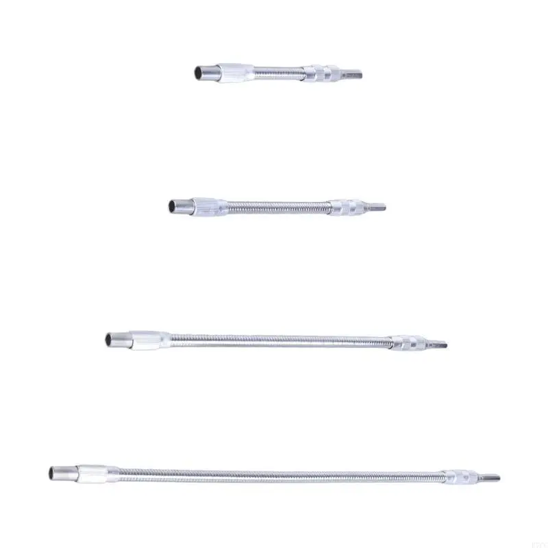

E7CC 4PCS Гибкий тренировочный крепление 1/4 Гикс -мягкий вал Гибкий разгибание отвертки