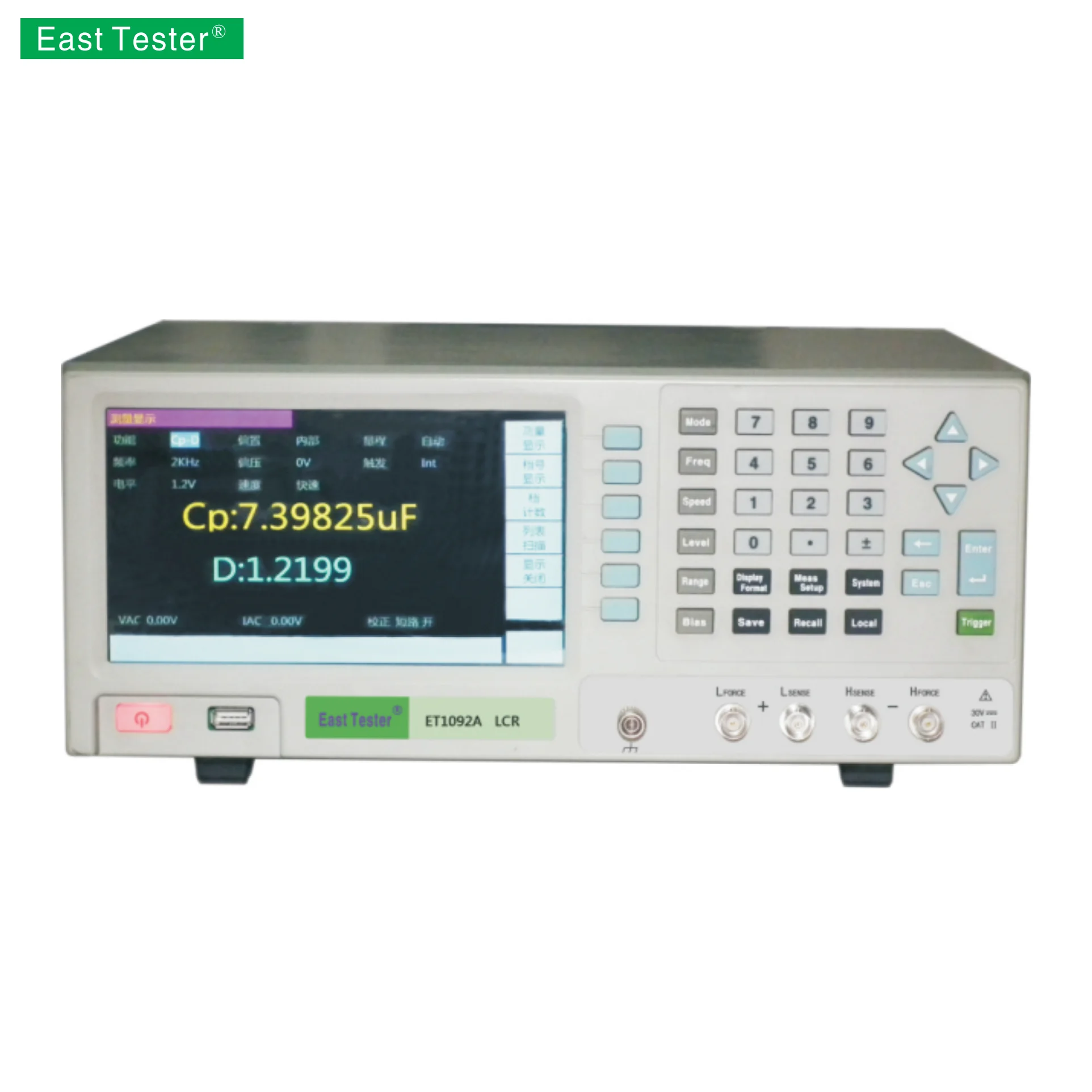 ET1092A  LCR digital bridge  automatic balancing bridge High precision original parameter analyzer measuring instruments