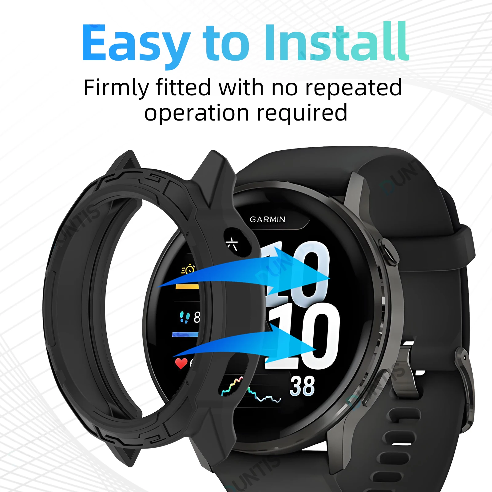 غطاء حماية لساعة Garmin Venu 4 41 ملم / 45 ملم مقاوم للصدمات من السيليكون الناعم المقاوم للكسر #3