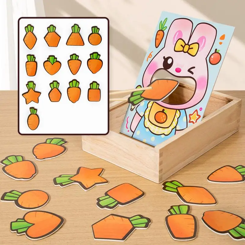 Kids Wooden Puzzles Creative Rabbit Toy Puzzles Creative Rabbit Toy Puzzles For Children Early Educational Rabbit Puzzle Toy