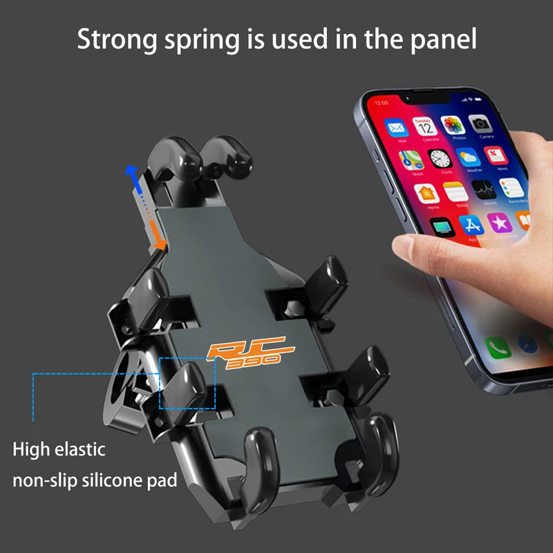 For KTM RC390 RC 390 Accessories Motorcycle Handlebar Mobile Phone Holder GPS Stand Bracket