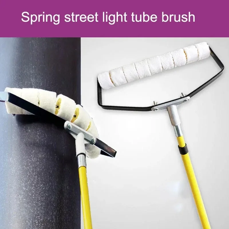 Paint Runner Roller Street Light Pole Professional Pipe Brush Round Tube Painting Tools Rollers