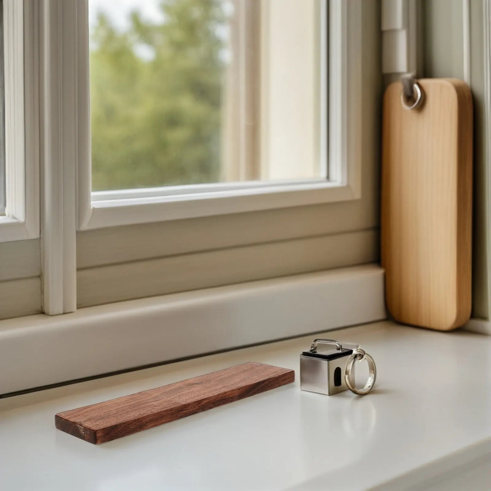 4Pcs Walnut Wood Lumber Board Natural Grain Solid Wood DIY Projects Home Decor Handcraft Accessories 7.8x1.9x0.4 Woodcraft