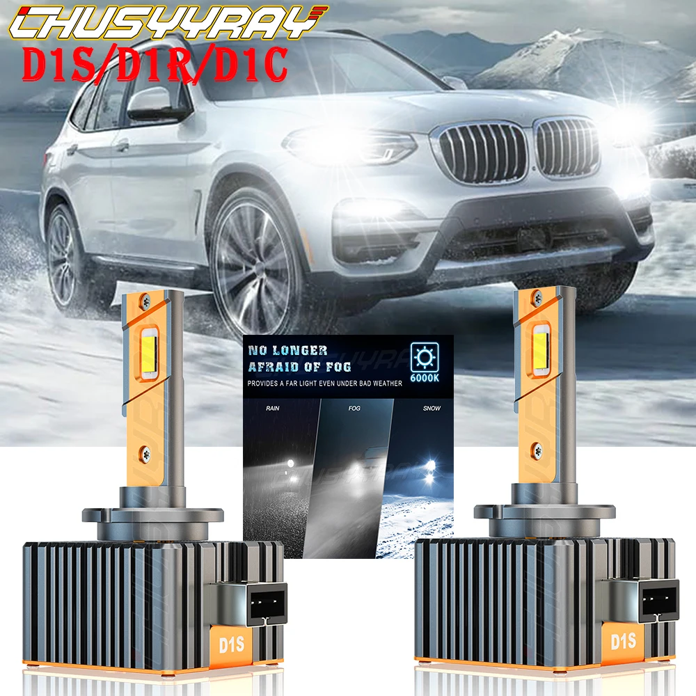 

CHUSYYRAY Car lights Compatible For 2008 2009-2013 2014 BMW X6 D1S/D1R/D1C HID Xenon Headlight Low beam Bulbs Car accsesories