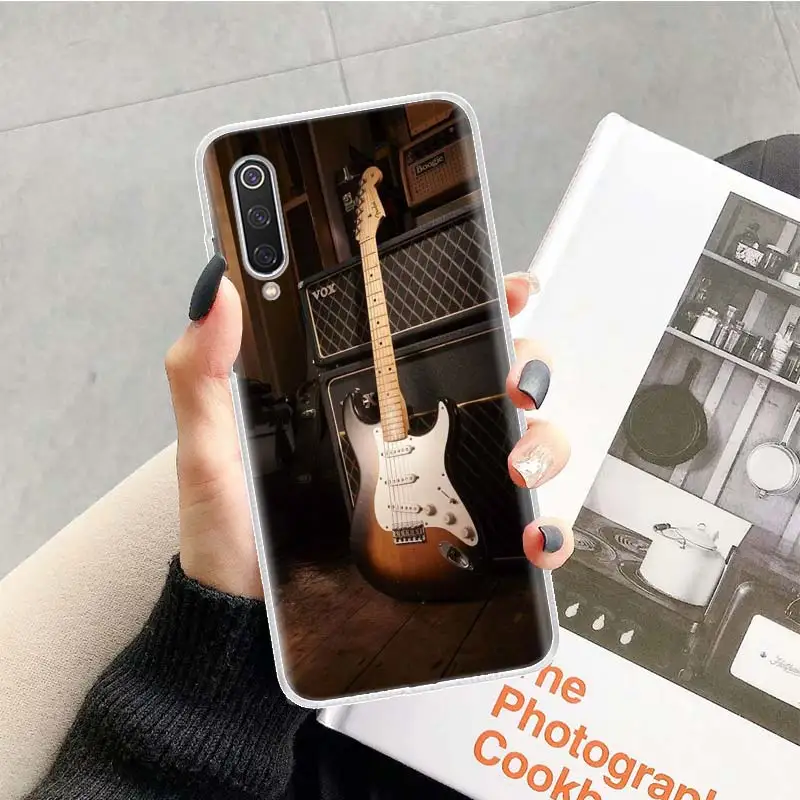 Music score Musical violin guitar Phone Case For Xiaomi Redmi Note 13 14 15 Pro Plus 12S 12 14S 11S 11E 10 10S 11 11T 5G 4G Cove