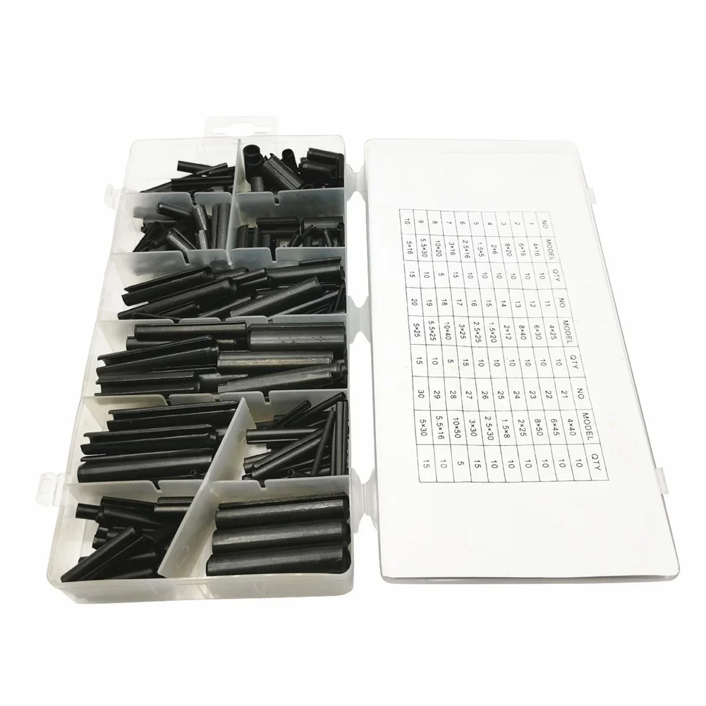 For Repair As Shown Split Pins 65Mn Steel Spring Pins Assortment Hand Tool Set Fastener Kit Oxidation Treatment