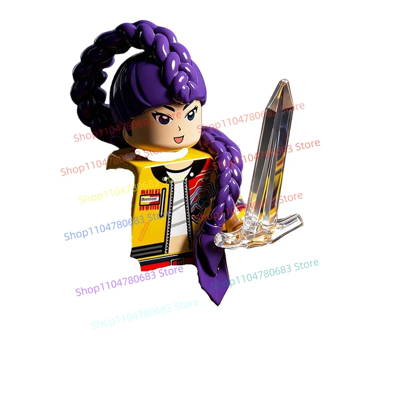 

MOC Building Blocks New Beautiful Girl Group Mini Doll Assembly Model Anime Cartoon Decorative Toy Holiday Gift Collectible