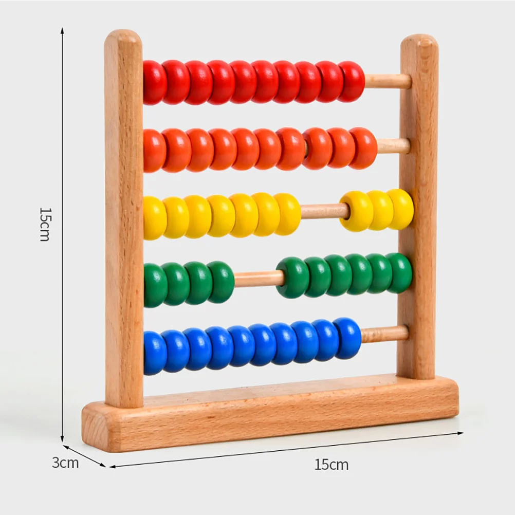Boulier support aides pédagogiques perle arithmétique enfants calculer jouet jouets hêtre comptage début éducatif
