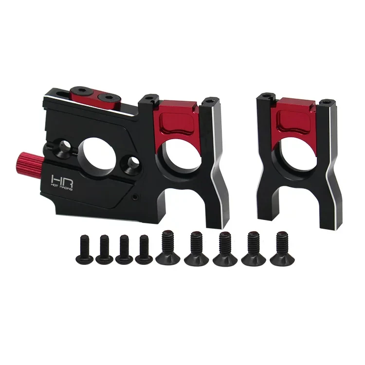 6061 Aluminum Easy-Adjust Motor Mount w/ Tool-less Motor Removal for Arrma 1/8 6S Kraton Outcast Talion Typhon Upgrade Replace A