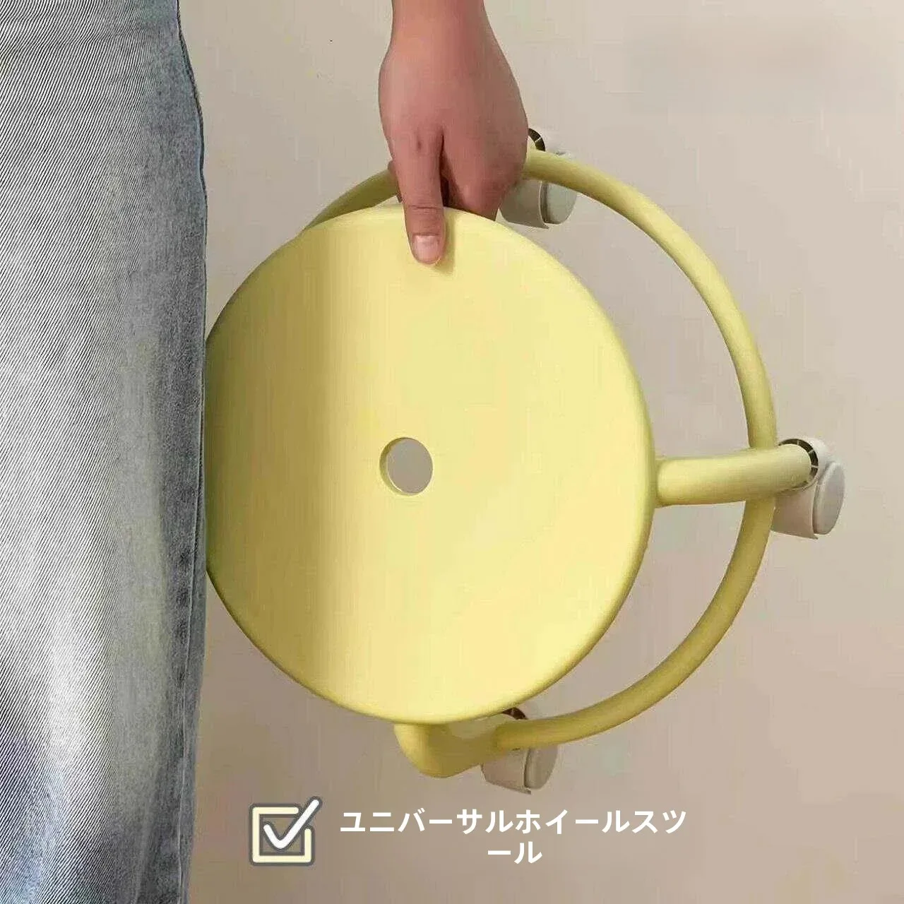 耐久性のある回転スツール可動式玄関靴交換スツール防水小型スツール家庭用頑丈なプラスチック製スタッキングスツール