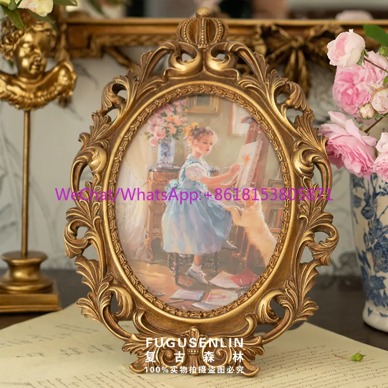 European gold hollow relief resin home decoration wall decoration engraved wall hanging
