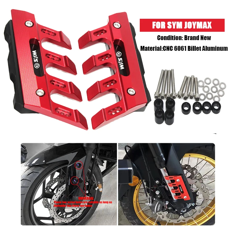 For SYM JOYMAX 125 250 Z300 / SYM jet 14 125 Cruisym300 GTS300I Scooter Front Fork Protector Fender Slider Mudguard Accessories