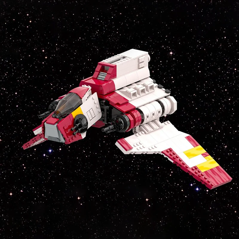 Nowy zestaw klocków konstrukcyjnych 803 elementy Moc Star Battle NU-class attack shuttle, model do samodzielnego montażu, kreatywne zabawki edukacyjne, prezent dla dziecka