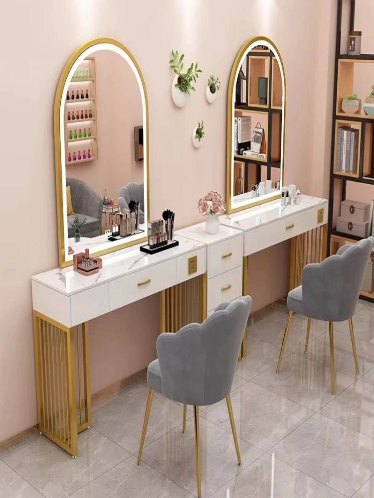 Wedding dress shop professional marble dresser beauty salon luxury studio professional dressing table