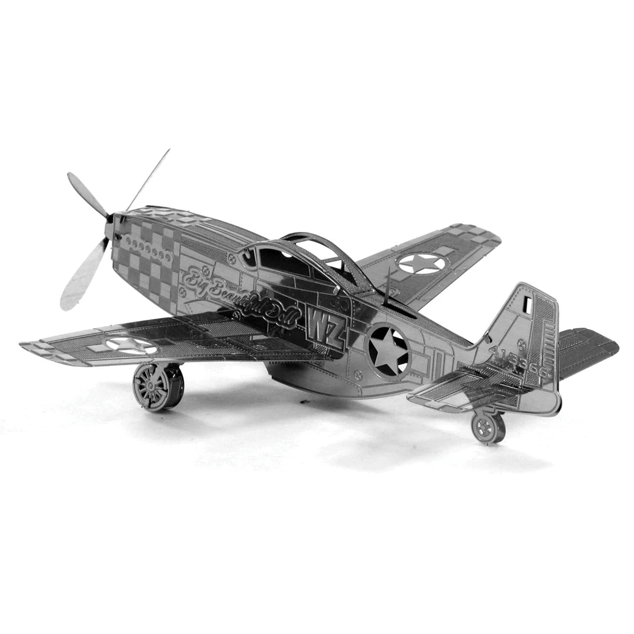 3D Metal Puzzle Model Kits DIY Laser Cut Jigsaw Toy for Children Educational Building Crafts