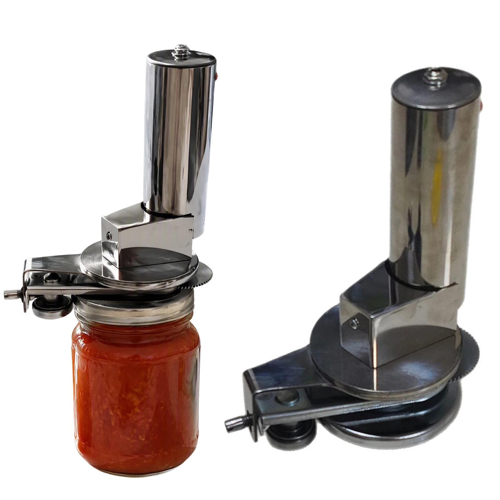 Stainless Steel Electric Can Sealer One-Button Automatic Jar Sealing Machine Home Canning Tool Food Preservation for Home Kitche