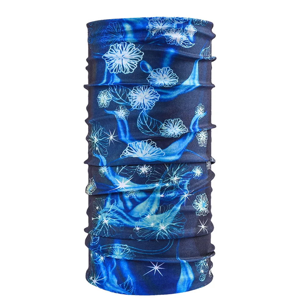 Anti-UV Mask Riding Mask Printed Scarf Motorcycle Turban Sport Headwear Hats Neck Sun Protection Multicolors
