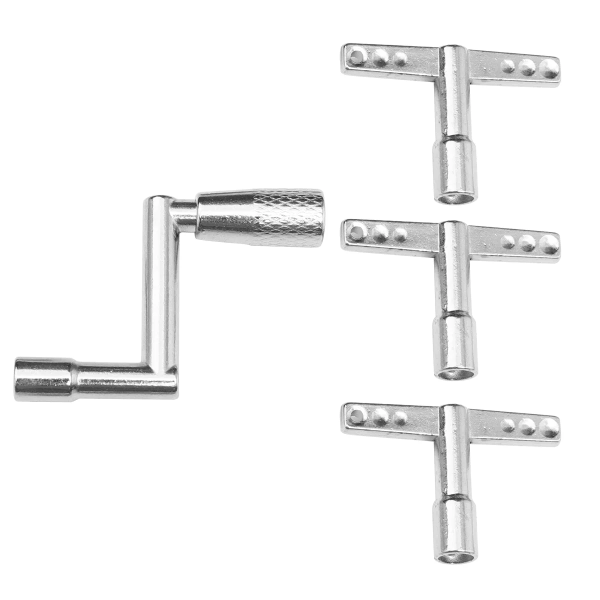 

4pcs Drum Key Wrench Unloading Drum Key Fast Loading Plate Hand Drummer (3pcs T Type Keys and 1pc Z Type Key)