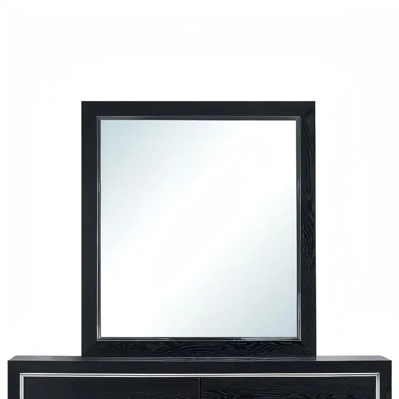 6段引き出しドレッサー - ブラック - ミラーなし - 寝室用のスタイリッシュで機能的な収納ソリューション