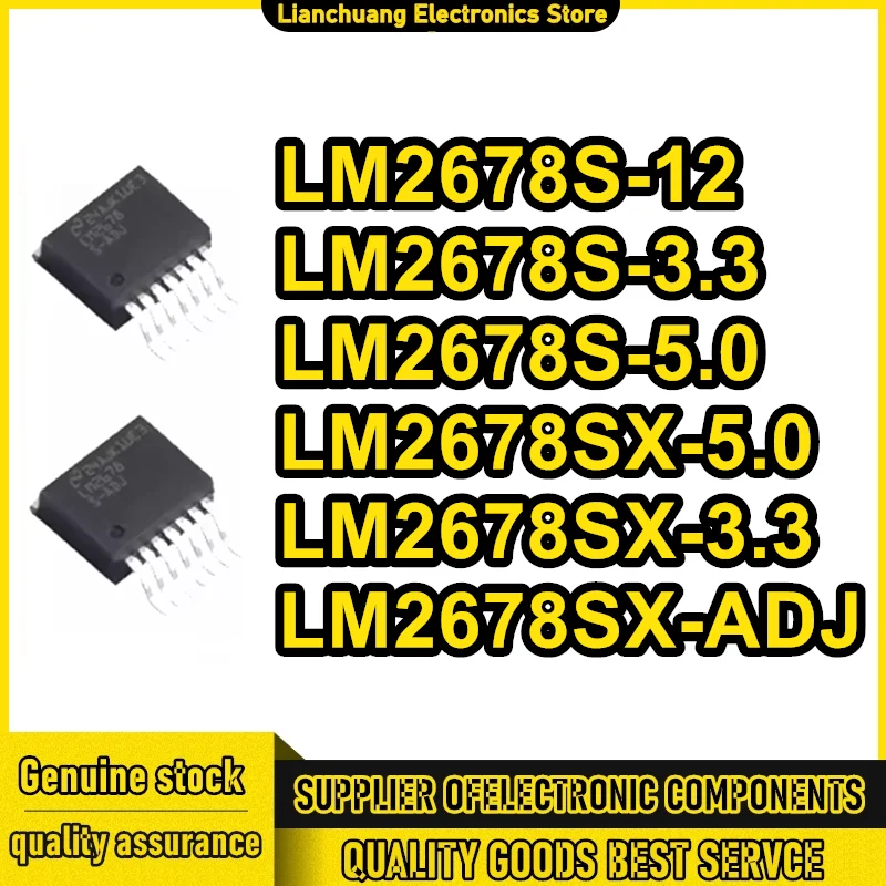 

5 шт. LM2678S-12 LM2678SX-3.3 LM2678SX-5.0 LM2678SX-ADJ LM2678S-3.3 LM2678S-5.0 в наличии