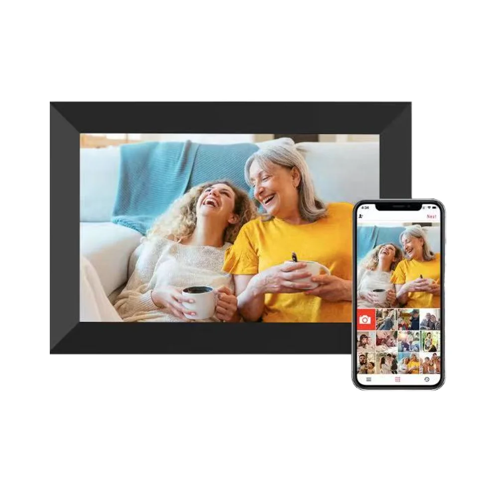 

8 Inch 4GB Acrylic Digital Photo Frame With MP4 Support For Wedding Gifts Video Brochure Motion Book Bulk Invitation Cards WiFi