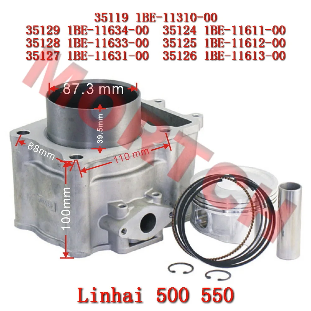 

Original Cylinder Assy 0180-6003 for CF MotoA TV CF500 X5 CF188 UTV CF500-3 UForce 500 U5 CF188-A Motocycle Accessories