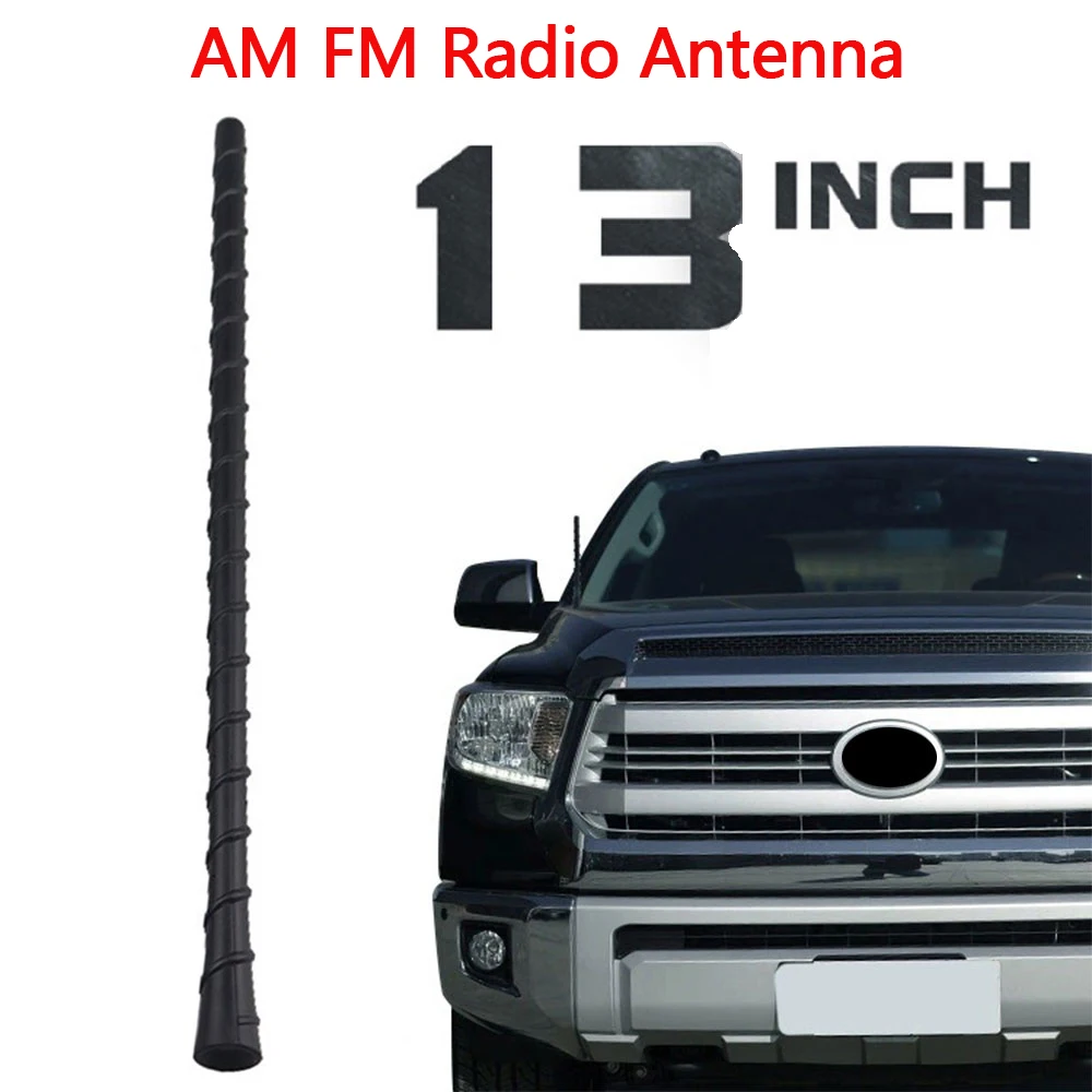 13 Inch AM FM Radio Antenna For Toyota Tundra Tacoma FJ Cruiser 2014 2015 2016 2017 2018 2019 2020 2021 2022 Antenna Accessories