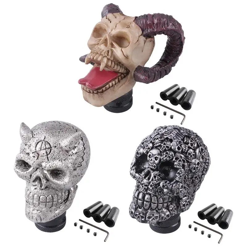 Gear Shift Knob Dark Gothic Style Car Gear Shift Lever Handle Tentacle Skull Gear Simulator Shifter Simulation For Car SUV Truck