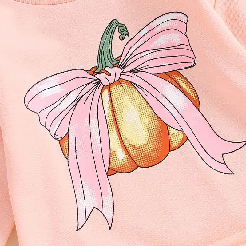 MILANCEL New Autumn Baby Bodysuit Toddler Girls Cute Halloween Clothes Infant Sweet Outwear Newborn Cartoon Pumpkin