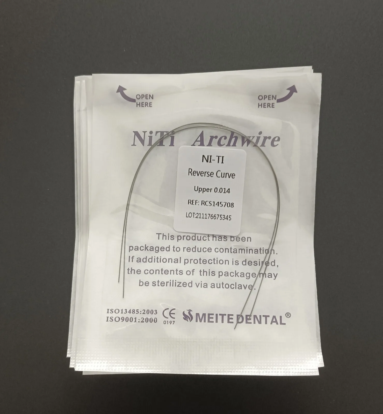 

Dental Lab Material Dental Orthodontic Reverse Curve Arch Wire Niti Super Elastic Round WiresDental Consumables Supplies