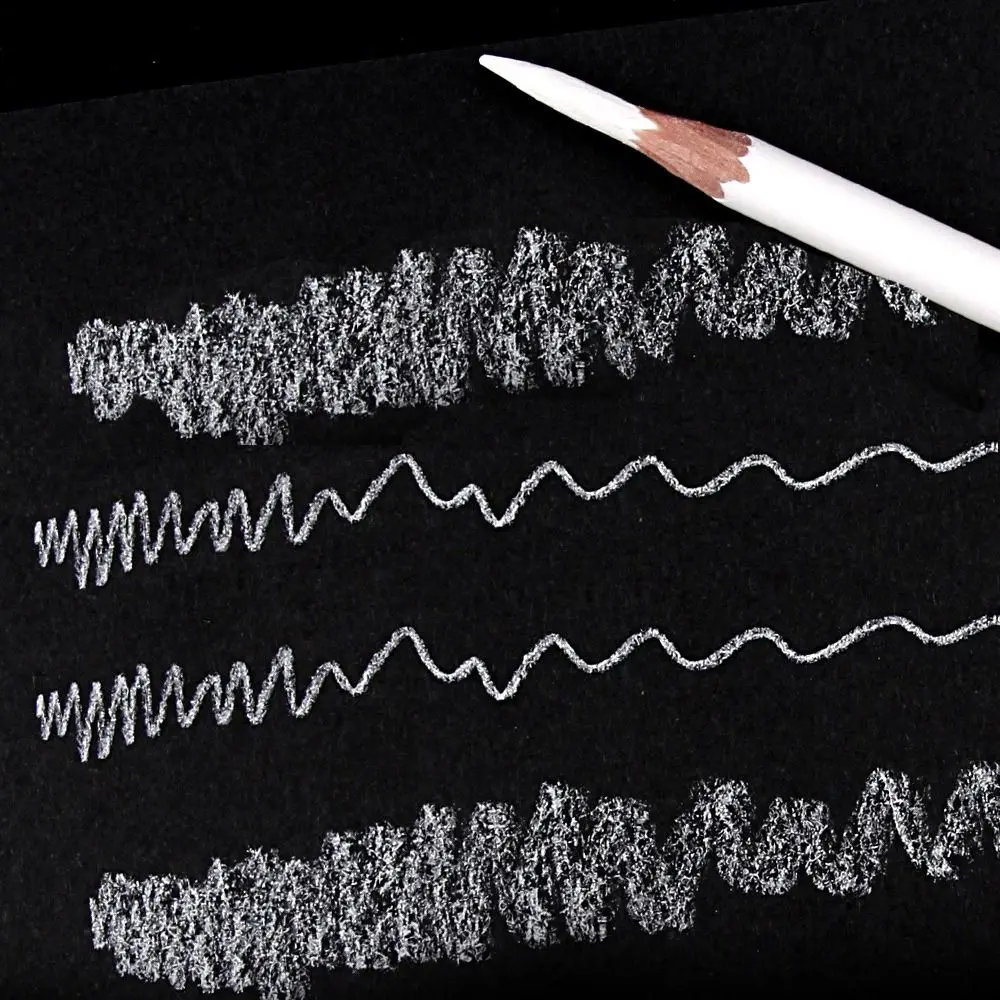 3 шт., набор мягких/средних/жестких угольных карандашей, карандаш для рисования, художественные принадлежности, угольная ручка, карандаш для эскизов, профессиональный белый/черный