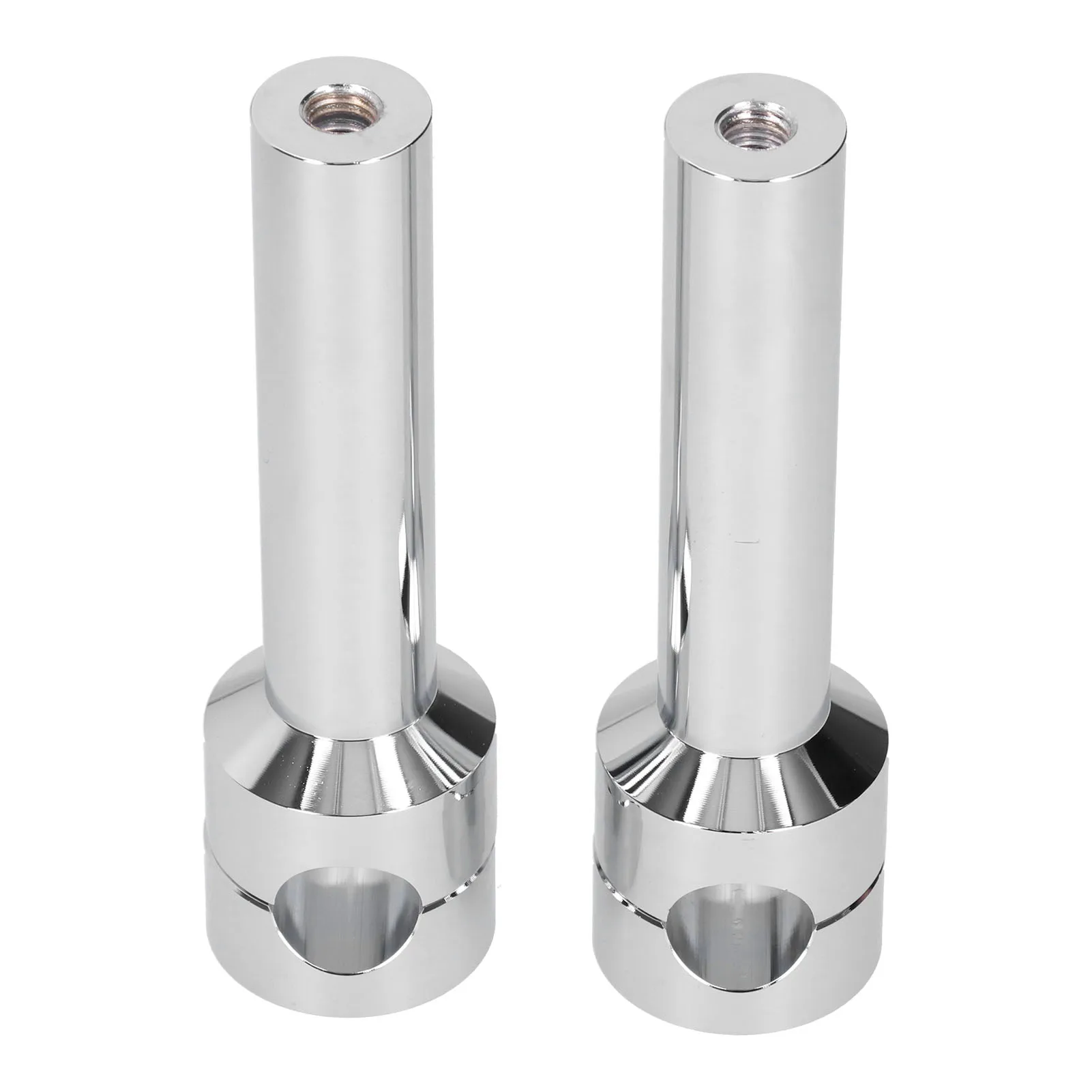 

1 шт. круглый адаптер для крепления на руль - универсальный, диаметр руля мотоцикла 22 мм, хром - аксессуар для мотоцикла