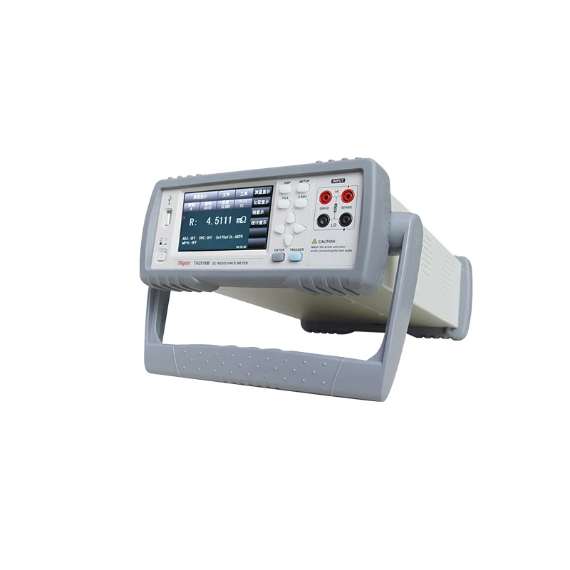 Tonghui TH2516B DC Resistance Test Equipment with Data Save Function Millioh Measurement