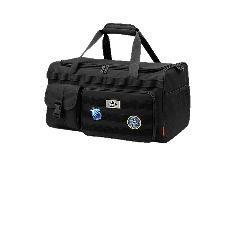 Large Capacity Outdoor Sports Travel Duffel Bag Convertible Backpack Shoulder Carry for Camping Fitness Gym Weekend 여행 가방 view 6