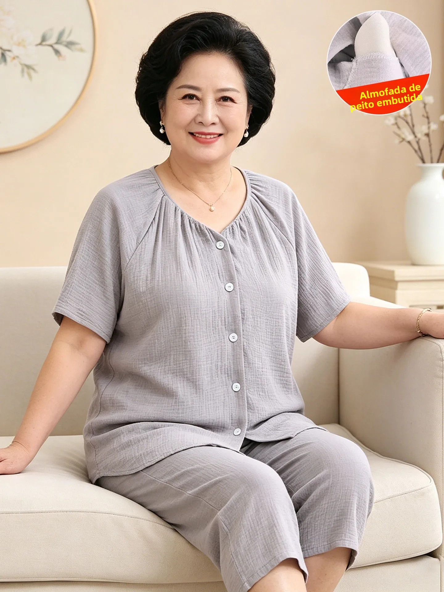 pure-cotton-lightweight-summer-sleepwear-for-middle-aged-and-elderly-mothers-home-clothes-with-chest-pad-large-size-cotton-yarn